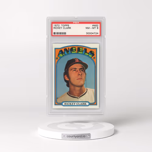 1972 Topps #462 Rickey Clark (PSA 8 NM-MT)
