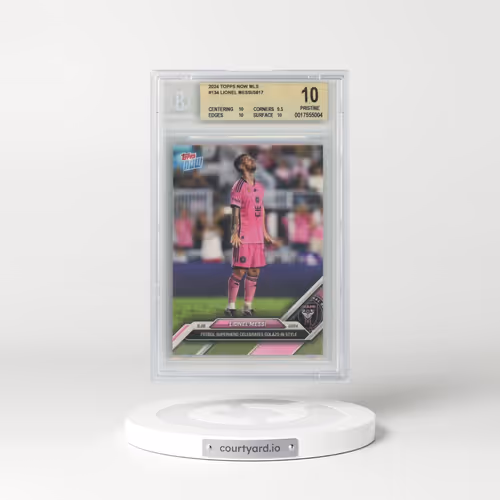 2024 Topps Now MLS #134 Lionel Messi (BGS 10 PRISTINE)