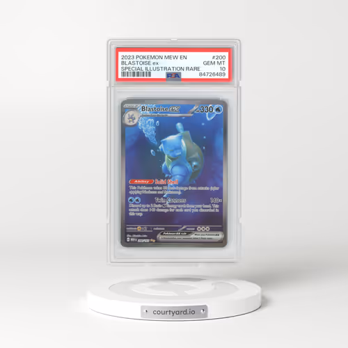2023 Pokémon 151 #200 Blastoise EX - Full Art Holo (PSA 10 GEM MINT)
