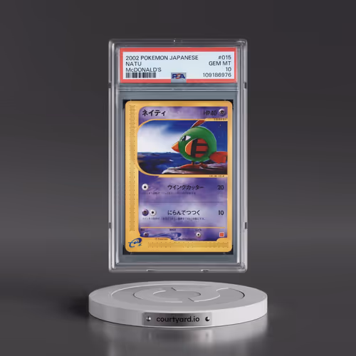 2002 Pokémon McDonald's #015 Natu (PSA 10 GEM MINT)