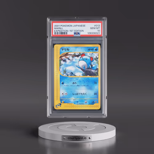 2001 Pokémon Expedition #013 Marill - 1st Edition (PSA 10 GEM MINT)