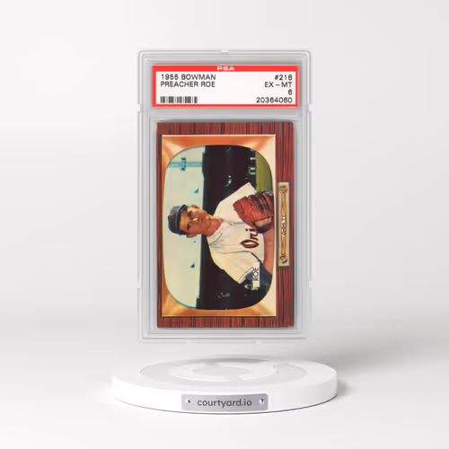1955 Bowman #216 Preacher Roe (PSA 6 EX-MT)