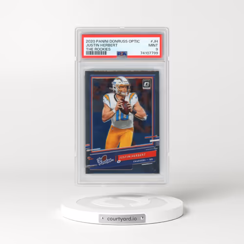 2020 Panini Donruss Optic the Rookies #JH Justin Herbert (PSA 9 MINT)