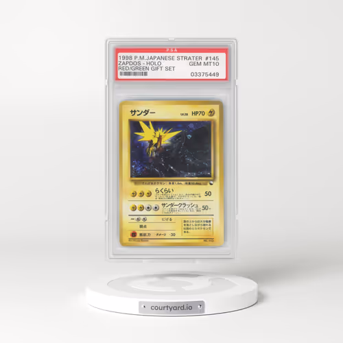 1998 Pokémon Red/Green Gift Set #145 Zapdos - Holo (PSA 10 GEM MINT)