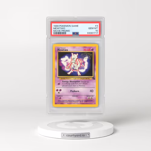 1999 Pokémon Game Movie #3 Mewtwo - Movie Promo (PSA 10 GEM MINT)