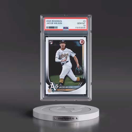 2025 Bowman #9 Jacob Wilson (PSA 10 GEM MINT)