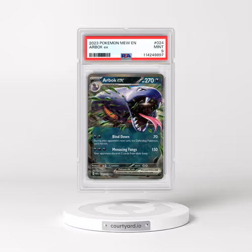 2023 Pokémon Mew EN-151 #024 Arbok EX - Holo (PSA 9 MINT)