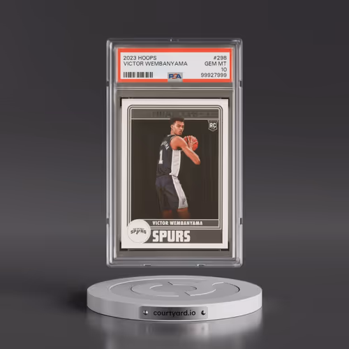 2023 Panini NBA Hoops #298 Victor Wembanyama (PSA 10 GEM MINT)