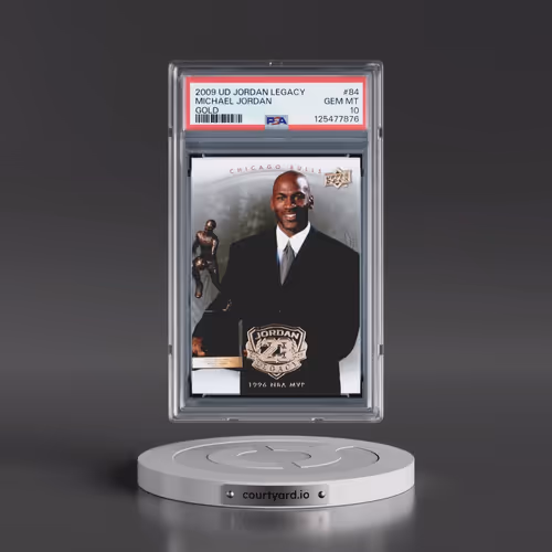 2009 Upper Deck Jordan Legacy Gold #84 Michael Jordan (PSA 10 GEM MINT)