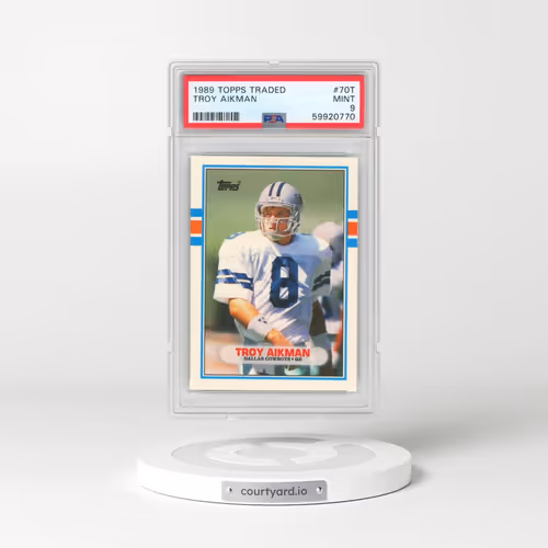 1989 Topps Traded #70T Troy Aikman (PSA 9 MINT)