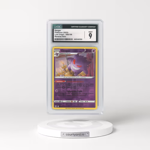 2022 Lost Origin #066/196 Gengar - Reverse Holo (CGC 9 MINT)