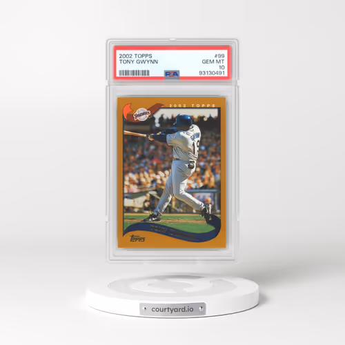 2002 Topps #99 Tony Gwynn (PSA 10 GEM MINT)