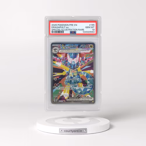 2025 Pokémon Pre EN-Prismatic Evolutions #165 Dragapult EX - Holo Special Illustration Rare (PSA 10