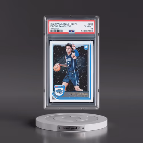 2022 Panini NBA Hoops #231 Paolo Banchero - Winter (PSA 10 GEM MINT)