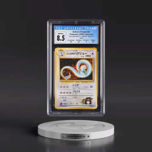 1998 Gym Booster 1: Leaders' Stadium Erika's Dragonair - Holo (CGC 8.5 NM-MT+)