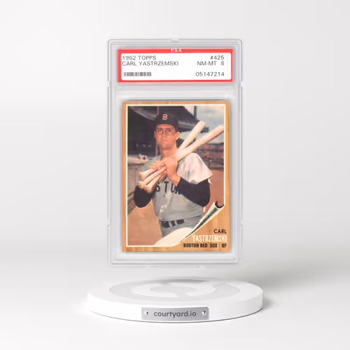 1962 Topps #425 Carl Yastrzemski (PSA 8 NM-MT)