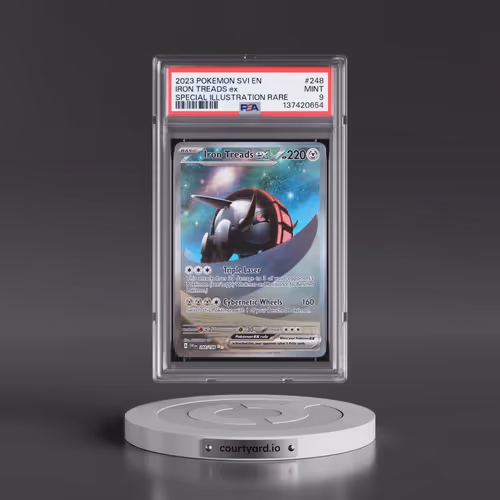2023 Pokémon Svi EN-Scarlet & Violet #248 Iron Treads EX - Holo Special Illustration Rare (PSA 9 MIN