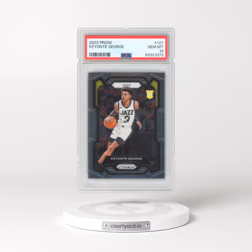 2023 Panini Prizm #127 Keyonte George (PSA 10 GEM MINT)