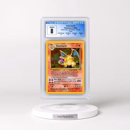 1999 Base Set #4/102 Charizard - Holo (CGC 8 NM-MT)