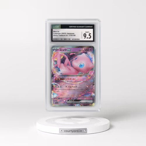 2023 Shiny Treasure ex #076/190 Mew ex (CGC 9.5 MINT+)