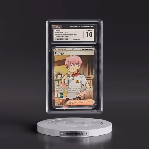 2025 Prismatic Evolutions - PRE EN #141/131 Ortega - Ultra Rare Holo (CGC 10 GEM MINT)