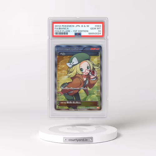2012 Pokémon Black & White Cold Flare #063 Bianca - 1st Edition Full Art (PSA 10 GEM MINT)
