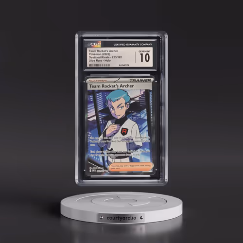 2025 Pokémon Dri EN-Destined Rivals #223 Team Rocket's Archer - Ultra Rare (CGC 10 GEM MINT)