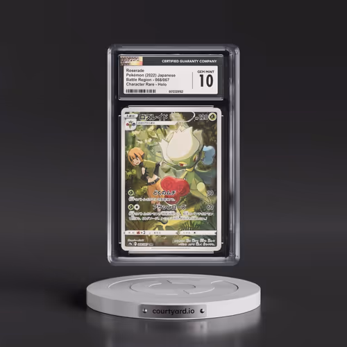 2022 Battle Region #068/067 Roserade - Character Rare Holo (CGC 10 GEM MINT)