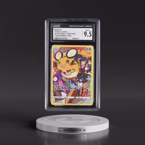2022 Brilliant Stars #TG07/TG30 Dedenne - Character Rare (CGC 9.5 MINT+)
