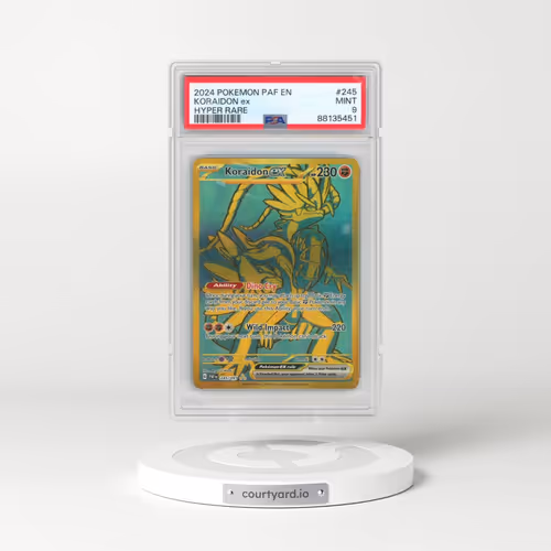 2024 Pokémon Paf EN-Paldean Fates #245 Koraidon EX - Holo Hyper Rare (PSA 9 MINT)