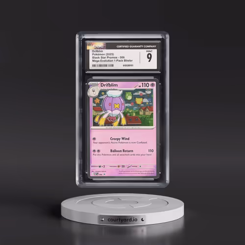 2025 Black Star Promos - Mega Evolution MEP EN #006 Drifblim - Mega Evolution 1-Pack Blister (Cosmos