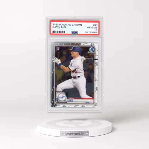 2020 Bowman Chrome #83 Gavin Lux (PSA 10 GEM MINT)