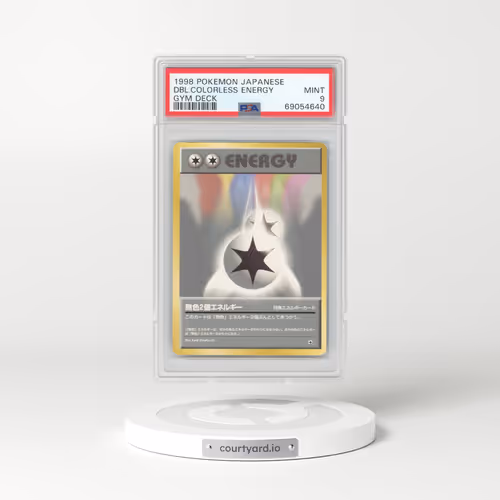1998 Japanese Gym Deck Double Colorless Energy (PSA 9 MINT)