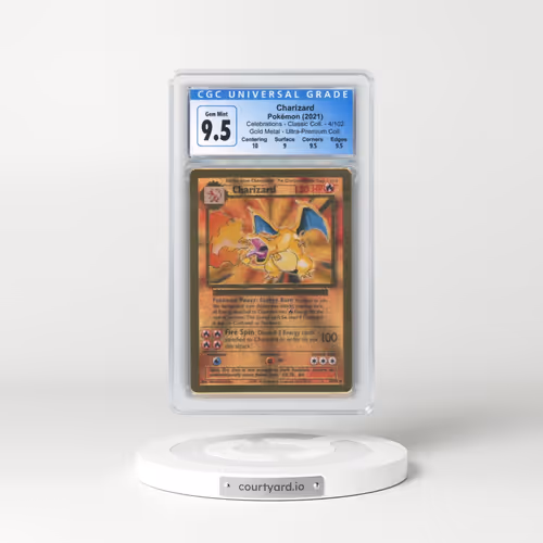 2021 Celebrations - Classic Collection #4/102 Charizard - Gold Metal - Celebrations Ultra-Premium Collection (CGC 10 GEM MINT)