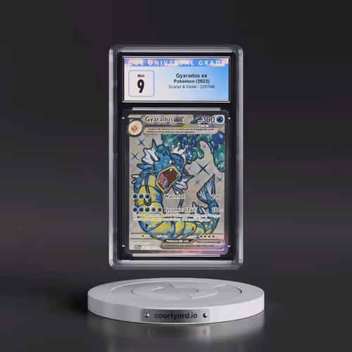 2023 Scarlet & Violet #225/198 Gyarados ex - Ultra Rare Holo (CGC 9 MINT)