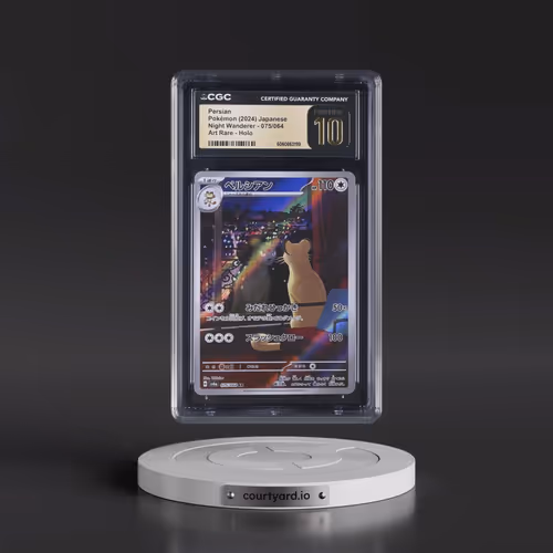 2024 Pokémon Sv6a-Night Wanderer #075 Persian - Art Rare (CGC 10 PRISTINE)