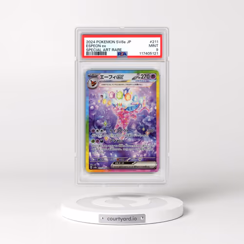 2024 Pokémon Sv8a-Terastal Fest EX #211 Espeon EX - Holo Special Art Rare (PSA 9 MINT)