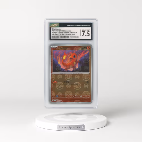 2022 Scarlet & Violet Promos #060/SV-P Charmander - Reverse Holo 151 Card File Set Poke Ball (CGC 7.5 NM+)