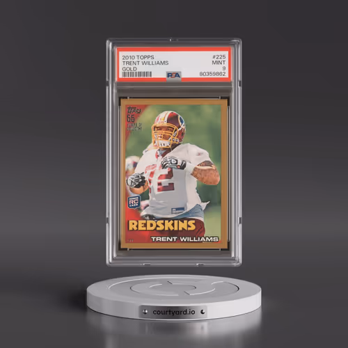 2010 Topps #225 Trent Williams - Gold (PSA 9 MINT)