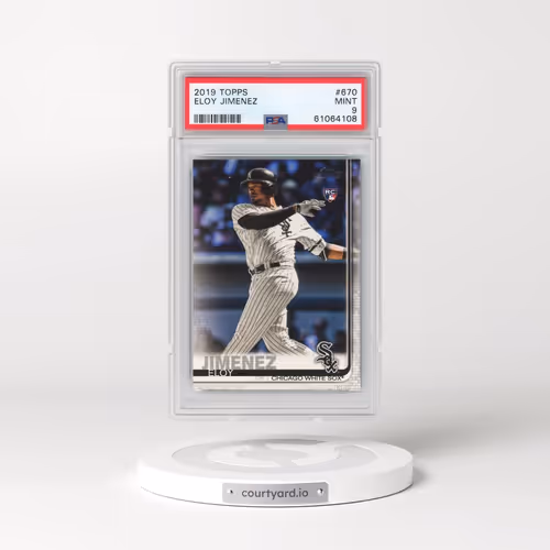 2019 Topps #670 Eloy Jimenez (PSA 9 MINT)