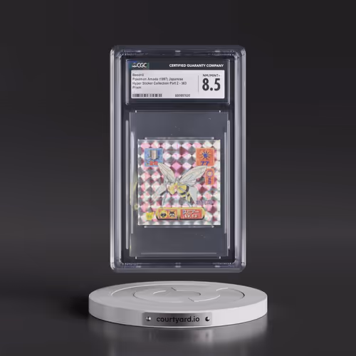 1997 Hyper Sticker Collection Part 2 (1997) #363 Beedrill - Prism (CGC 8.5 NM-MT+)