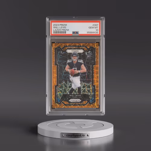 2023 Panini Prizm #397 Will Levis - Lazer Prizm (PSA 10 GEM MINT)