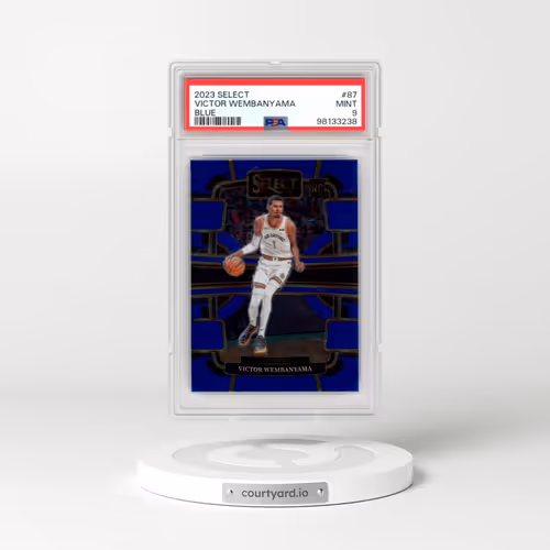 2023 Panini Select #87 Victor Wembanyama - Blue (PSA 9 MINT)