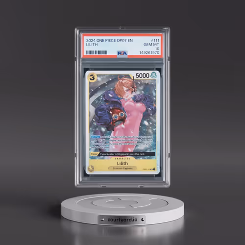 2024 One Piece OP07-500 Years in the Future #111 Lilith (PSA 10 GEM MINT)