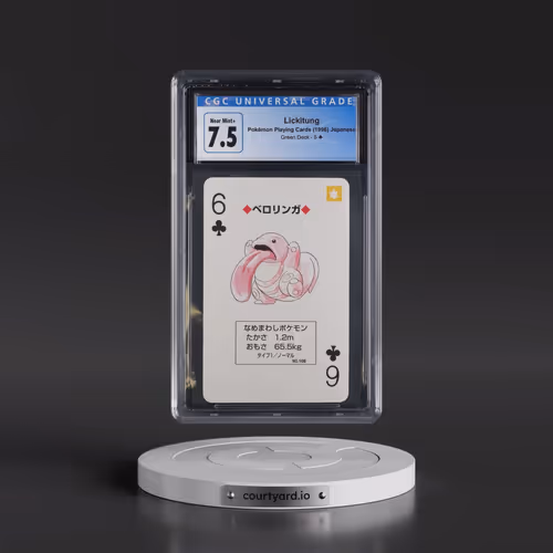 1996 Green Deck (Pocket Monster Venusaur Back) #6ÿ Lickitung (CGC 7.5 NM+)