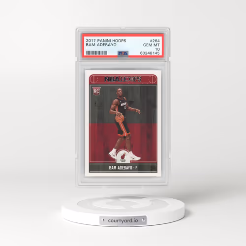 2017 Panini Hoops #264 Bam Adebayo (PSA 10 GEM MINT)