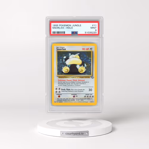 1999 Pokémon Jungle #11 Snorlax - Holo (PSA 9 MINT)