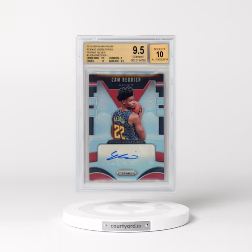2019 Panini Prizm Rookie Signatures #CRD Cam Reddish - Silver Prizm (BGS 9.5 GEM MINT)