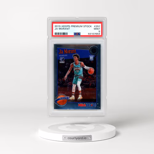 2019 Panini Hoops Premium Stock #297 Ja Morant (PSA 9 MINT)
