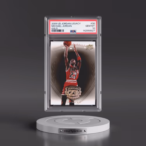 2009 Upper Deck Jordan Legacy Gold #30 Michael Jordan (PSA 10 GEM MINT)